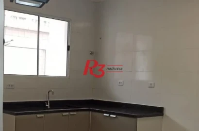 Apartamento com 2 dormitórios para alugar, 83 m² por R$ 3.100,00/mês - Campo Grande - Santos/SP