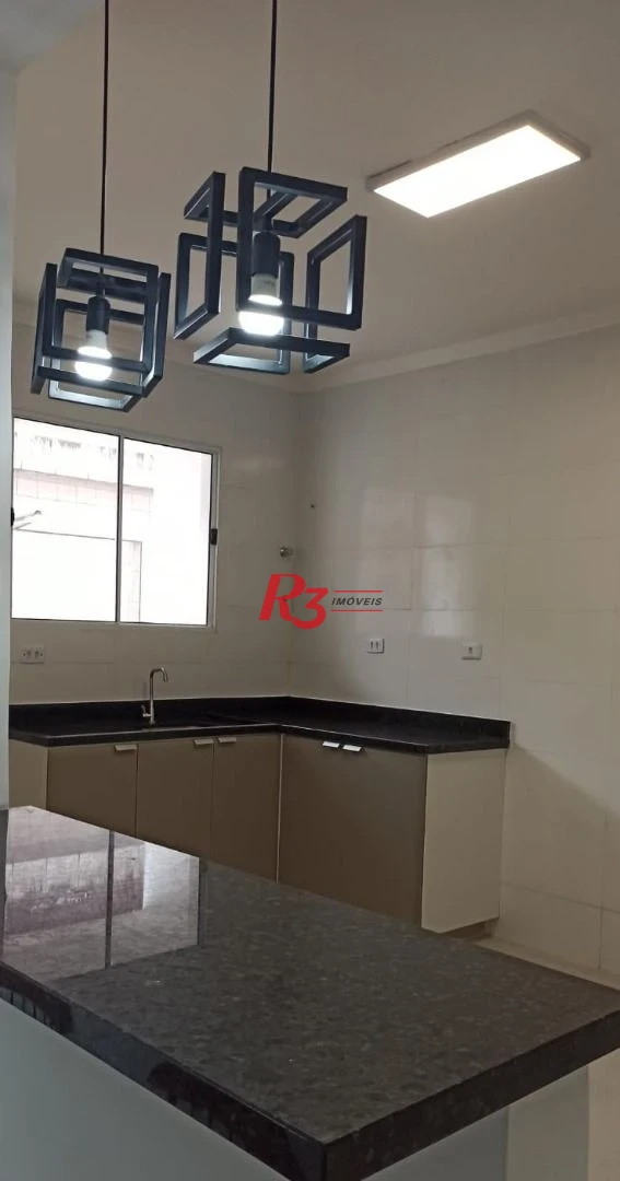 Apartamento com 2 dormitórios para alugar, 83 m² por R$ 3.100,00/mês - Campo Grande - Santos/SP