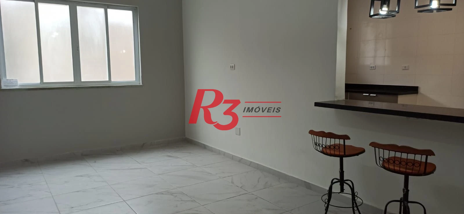 Apartamento com 2 dormitórios para alugar, 83 m² por R$ 3.100,00/mês - Campo Grande - Santos/SP