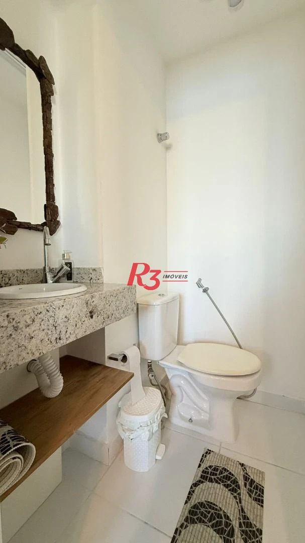 Apartamento Duplex com 2 dormitórios à venda, 87 m² por R$ 1.060.000,00 - José Menino - Santos/SP