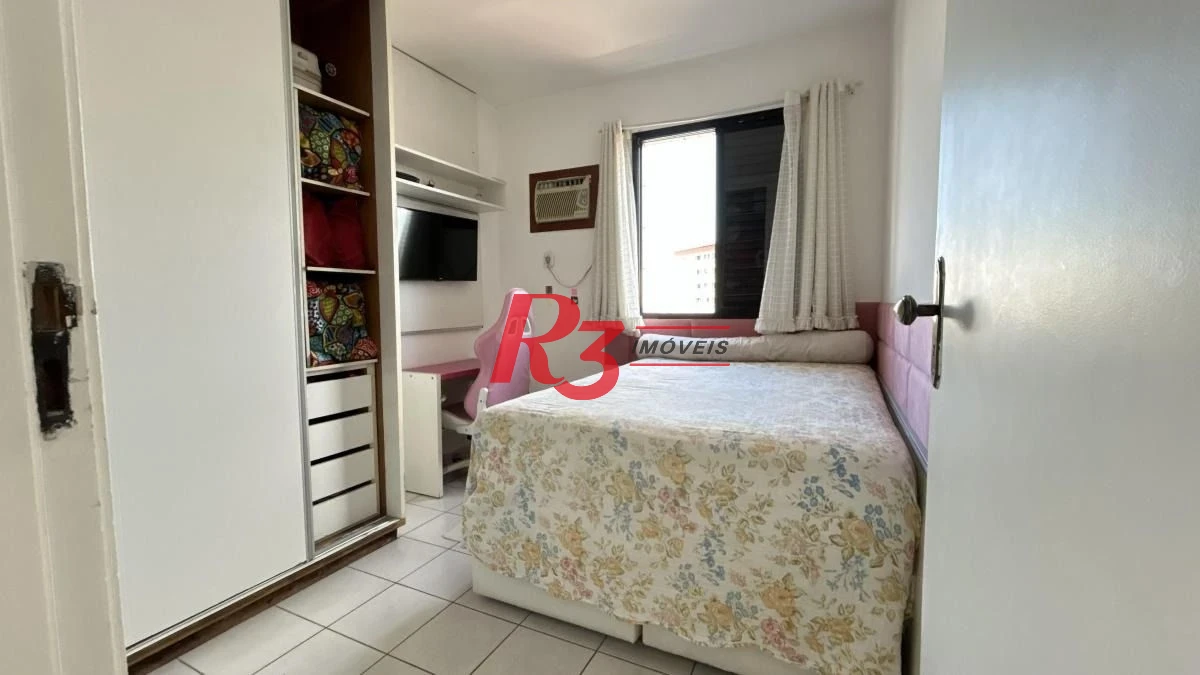 Apartamento com 2 dormitórios à venda, 82 m² por R$ 640.000,00 - Embaré - Santos/SP