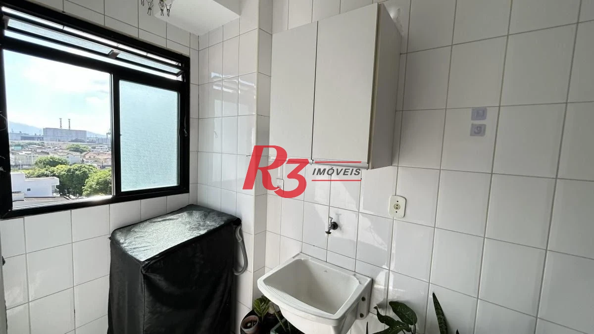 Apartamento com 2 dormitórios à venda, 82 m² por R$ 640.000,00 - Embaré - Santos/SP