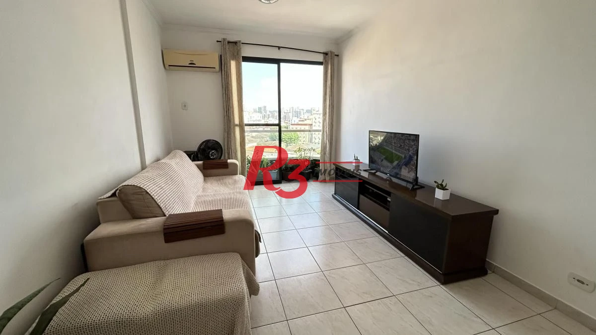 Apartamento com 2 dormitórios à venda, 82 m² por R$ 640.000,00 - Embaré - Santos/SP