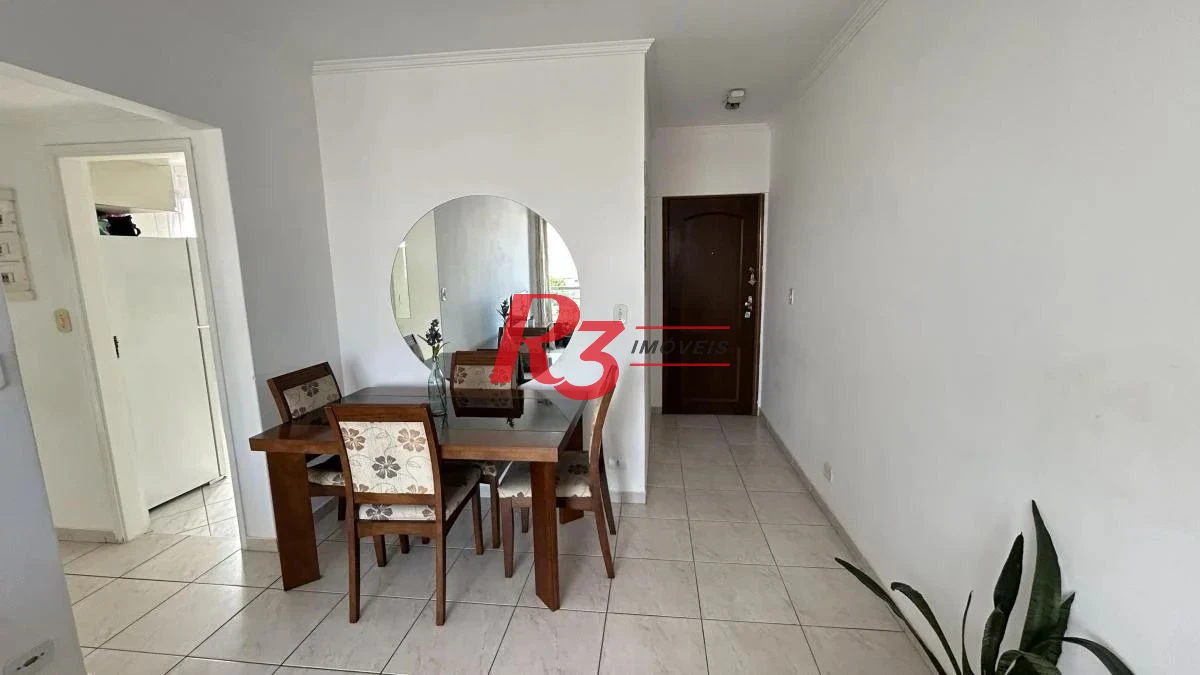 Apartamento com 2 dormitórios à venda, 82 m² por R$ 640.000,00 - Embaré - Santos/SP