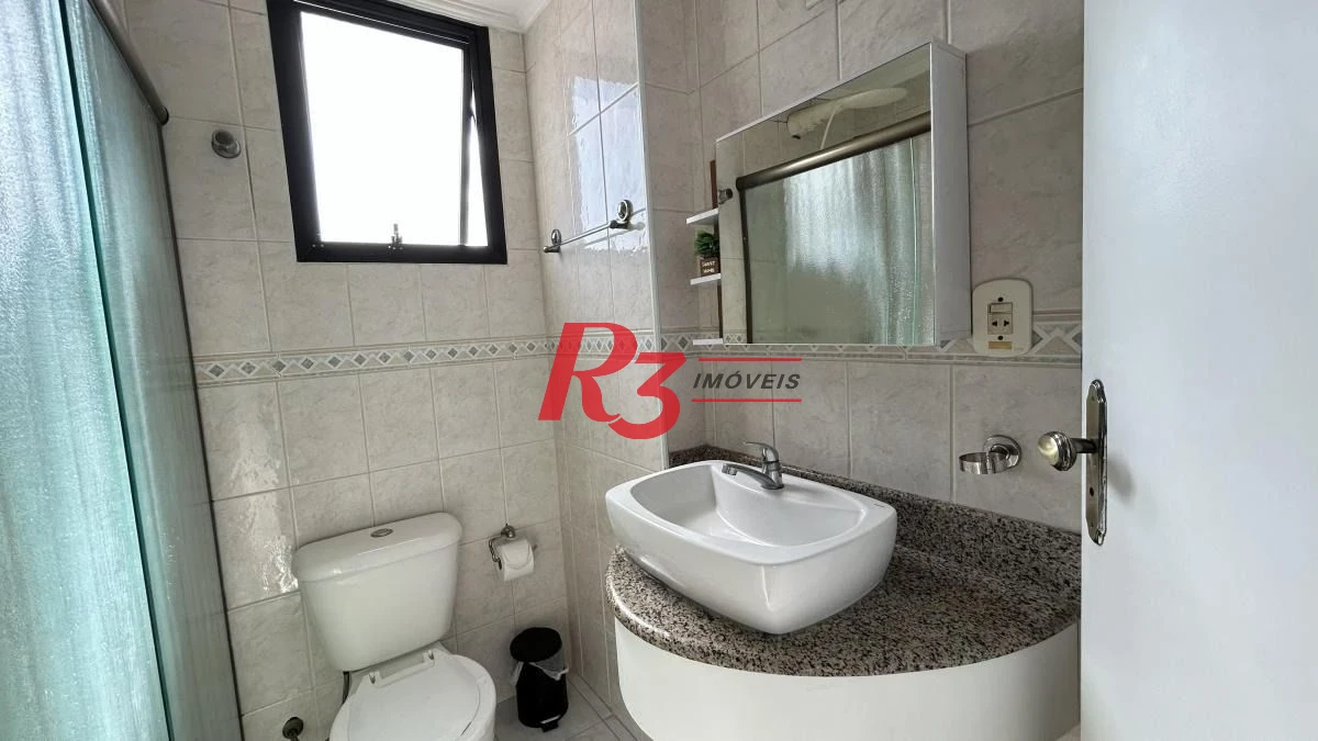 Apartamento com 2 dormitórios à venda, 82 m² por R$ 640.000,00 - Embaré - Santos/SP