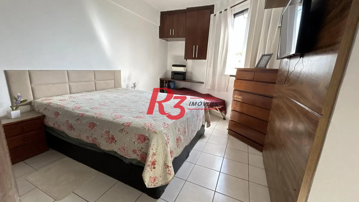 Apartamento com 2 dormitórios à venda, 82 m² por R$ 640.000,00 - Embaré - Santos/SP