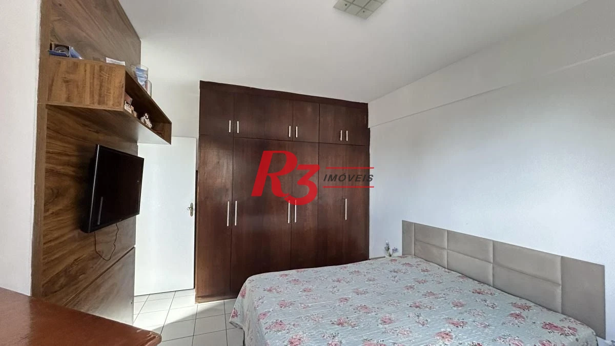 Apartamento com 2 dormitórios à venda, 82 m² por R$ 640.000,00 - Embaré - Santos/SP