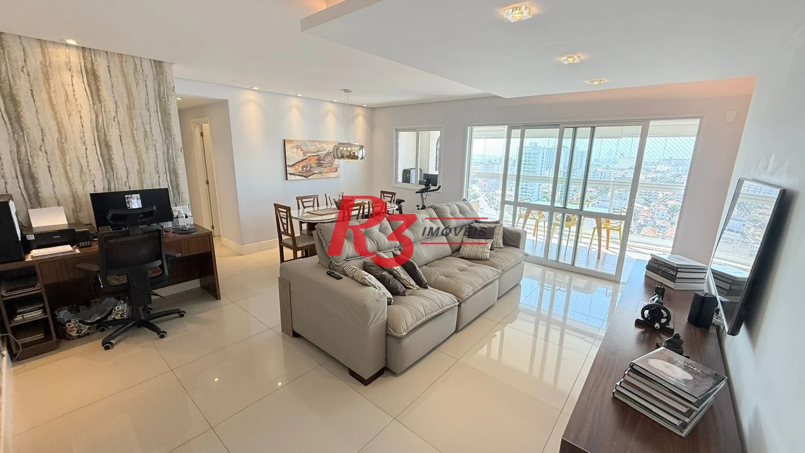 Apartamento com 3 dormitórios à venda, 131 m² por R$ 1.890.000,00 - Embaré - Santos/SP