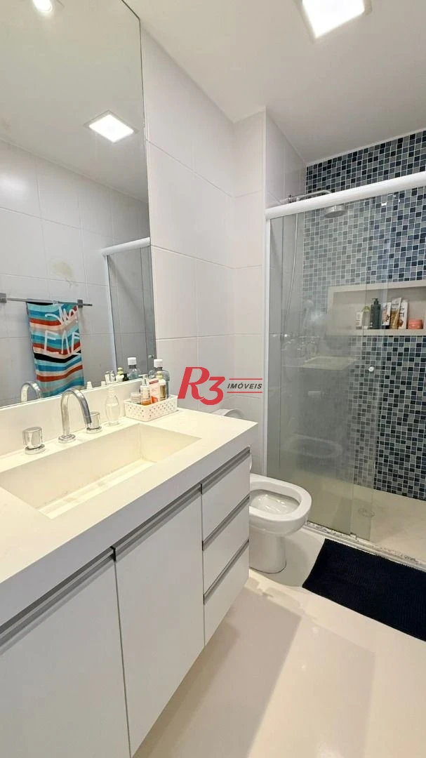 Apartamento com 3 dormitórios à venda, 131 m² por R$ 1.890.000,00 - Embaré - Santos/SP