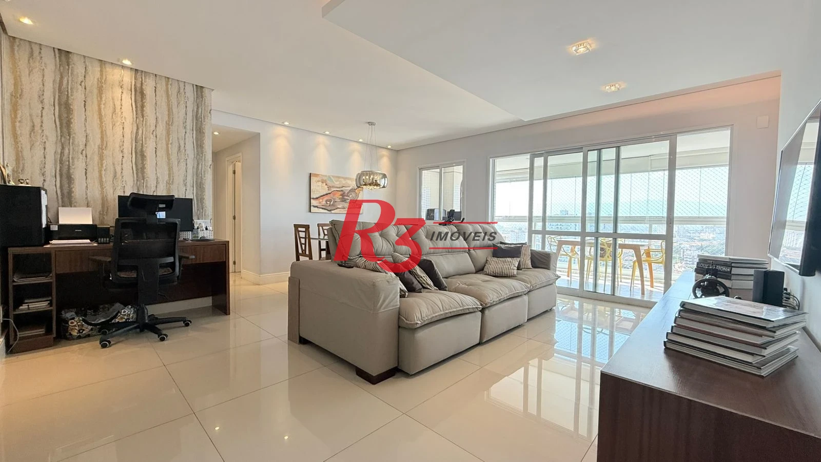 Apartamento com 3 dormitórios à venda, 131 m² por R$ 1.890.000,00 - Embaré - Santos/SP