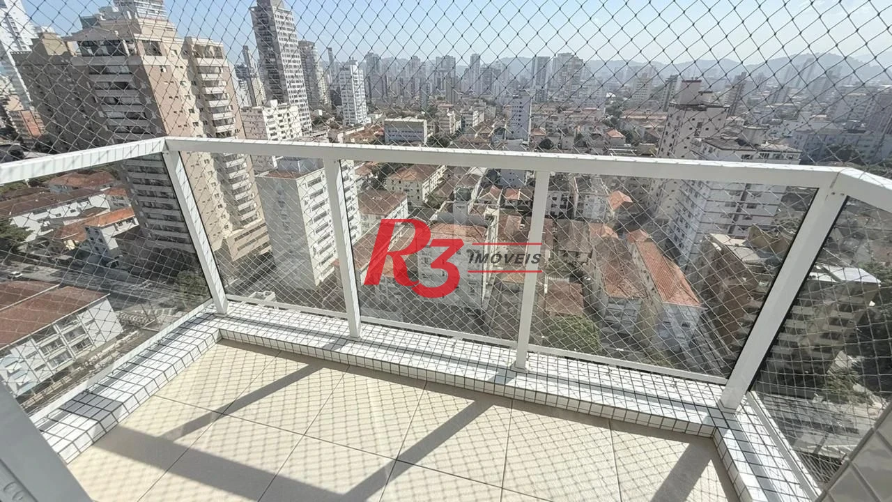Apartamento com 3 dormitórios à venda, 131 m² por R$ 1.890.000,00 - Embaré - Santos/SP