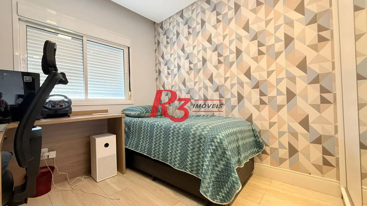 Apartamento com 3 dormitórios à venda, 131 m² por R$ 1.890.000,00 - Embaré - Santos/SP
