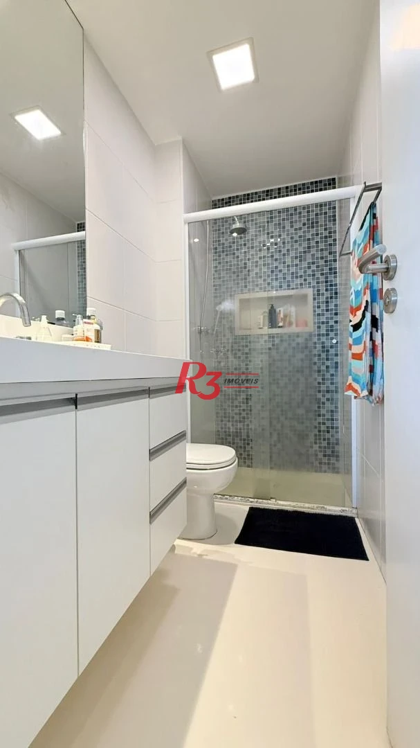 Apartamento com 3 dormitórios à venda, 131 m² por R$ 1.890.000,00 - Embaré - Santos/SP