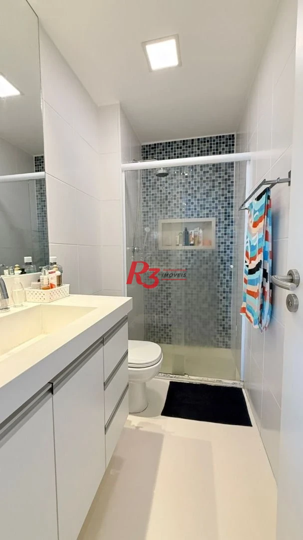Apartamento com 3 dormitórios à venda, 131 m² por R$ 1.890.000,00 - Embaré - Santos/SP