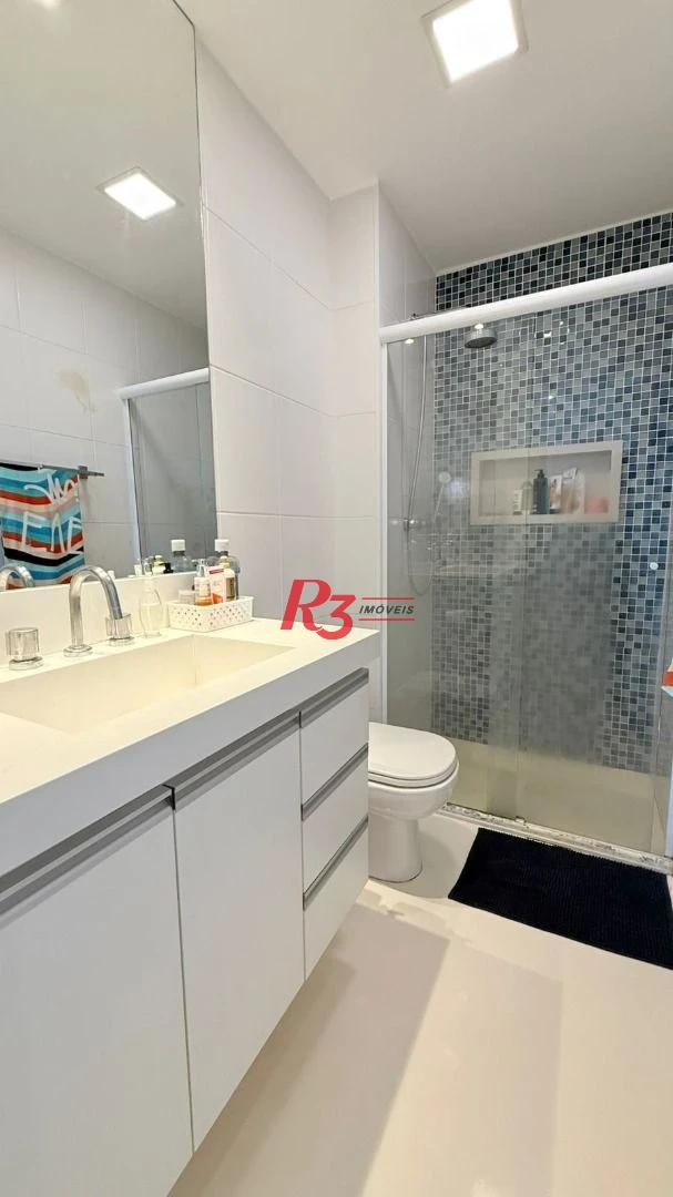 Apartamento com 3 dormitórios à venda, 131 m² por R$ 1.890.000,00 - Embaré - Santos/SP