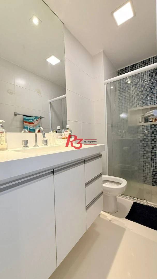 Apartamento com 3 dormitórios à venda, 131 m² por R$ 1.890.000,00 - Embaré - Santos/SP