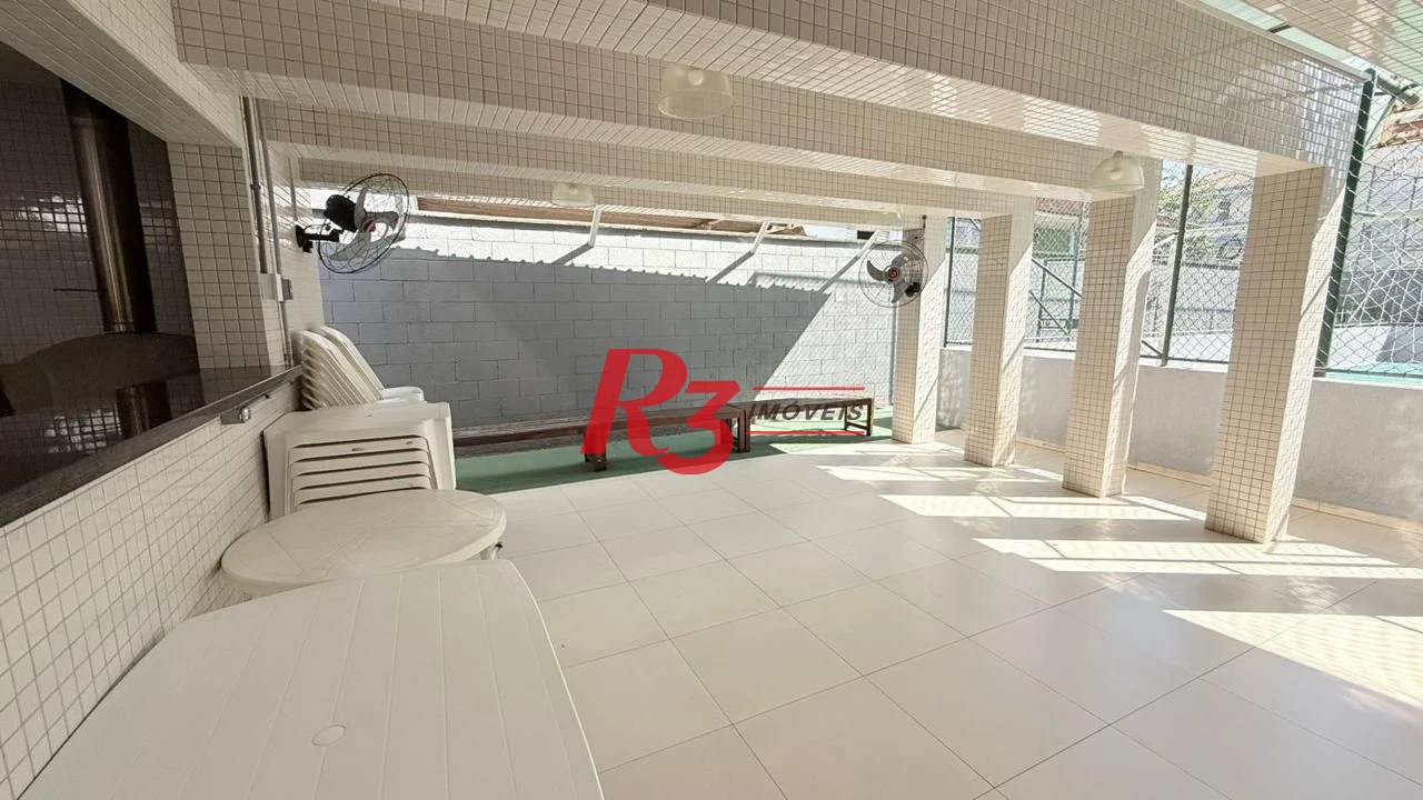 Apartamento com 3 dormitórios à venda, 131 m² por R$ 1.890.000,00 - Embaré - Santos/SP