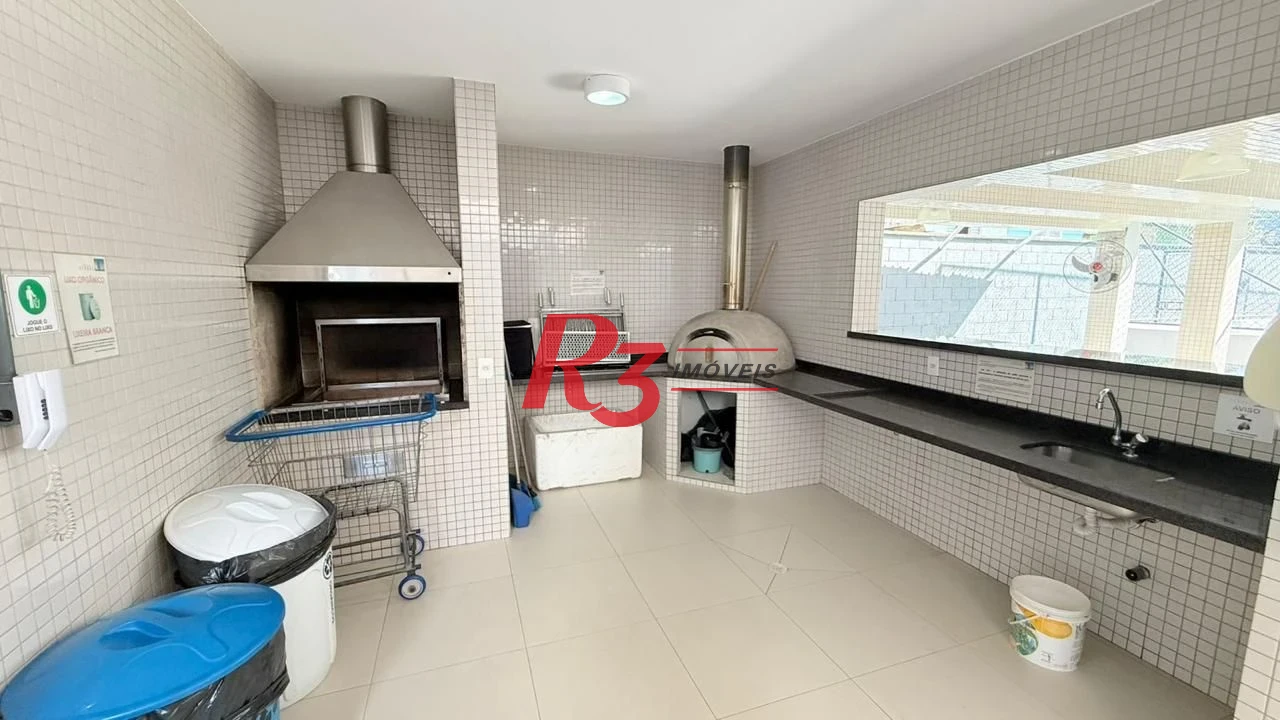 Apartamento com 3 dormitórios à venda, 131 m² por R$ 1.890.000,00 - Embaré - Santos/SP