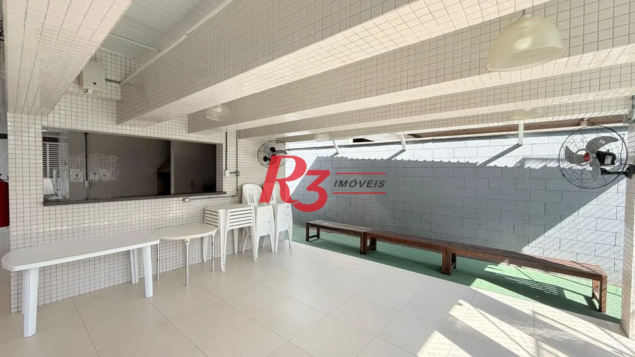 Apartamento com 3 dormitórios à venda, 131 m² por R$ 1.890.000,00 - Embaré - Santos/SP