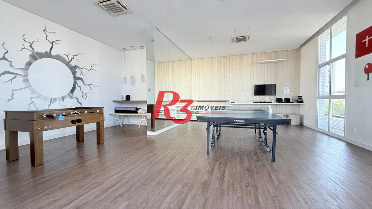Apartamento com 3 dormitórios à venda, 131 m² por R$ 1.890.000,00 - Embaré - Santos/SP