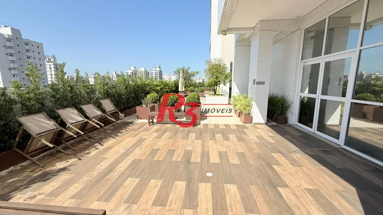Apartamento com 3 dormitórios à venda, 131 m² por R$ 1.890.000,00 - Embaré - Santos/SP