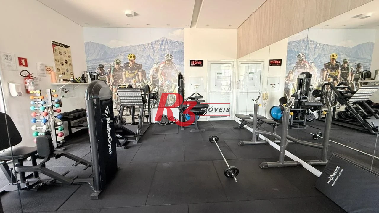 Apartamento com 3 dormitórios à venda, 131 m² por R$ 1.890.000,00 - Embaré - Santos/SP