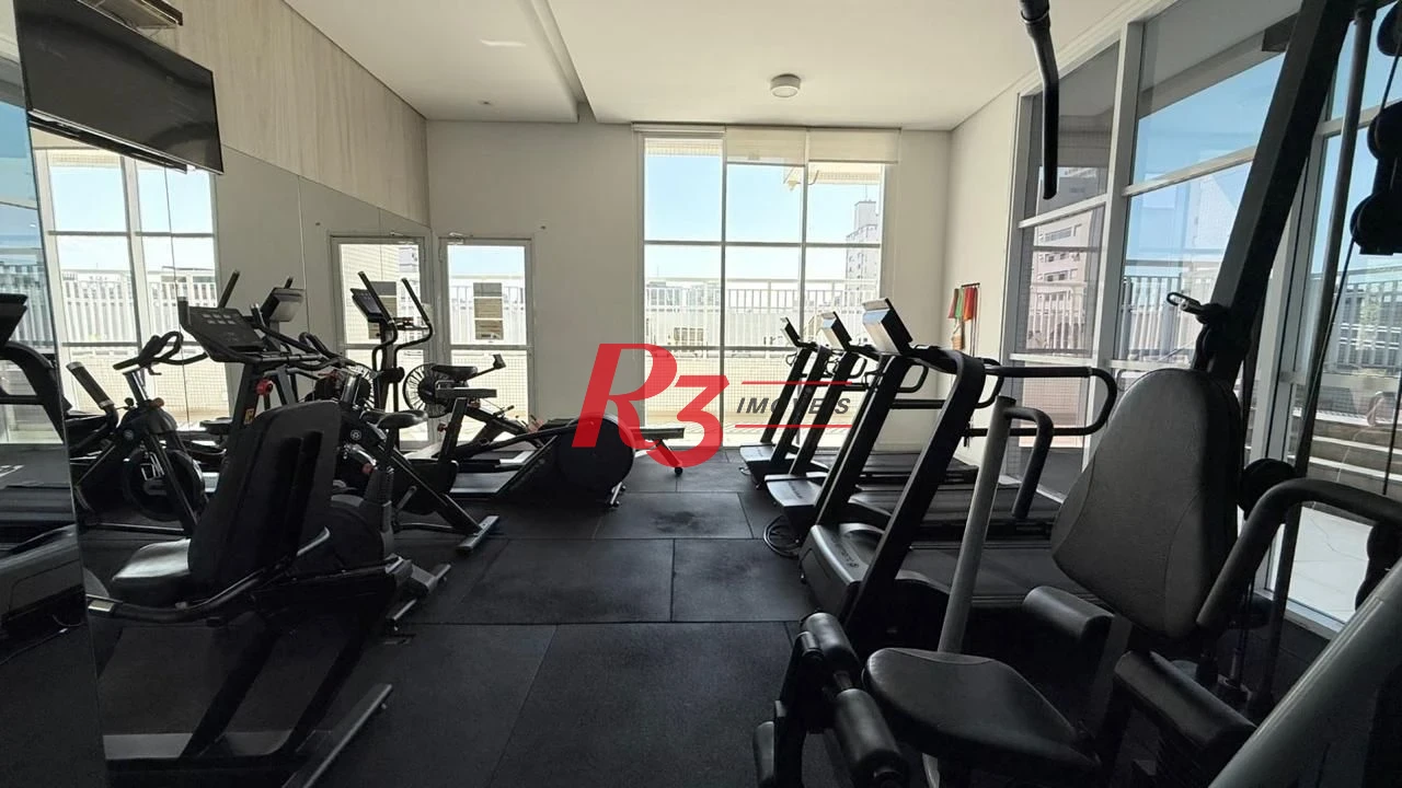 Apartamento com 3 dormitórios à venda, 131 m² por R$ 1.890.000,00 - Embaré - Santos/SP