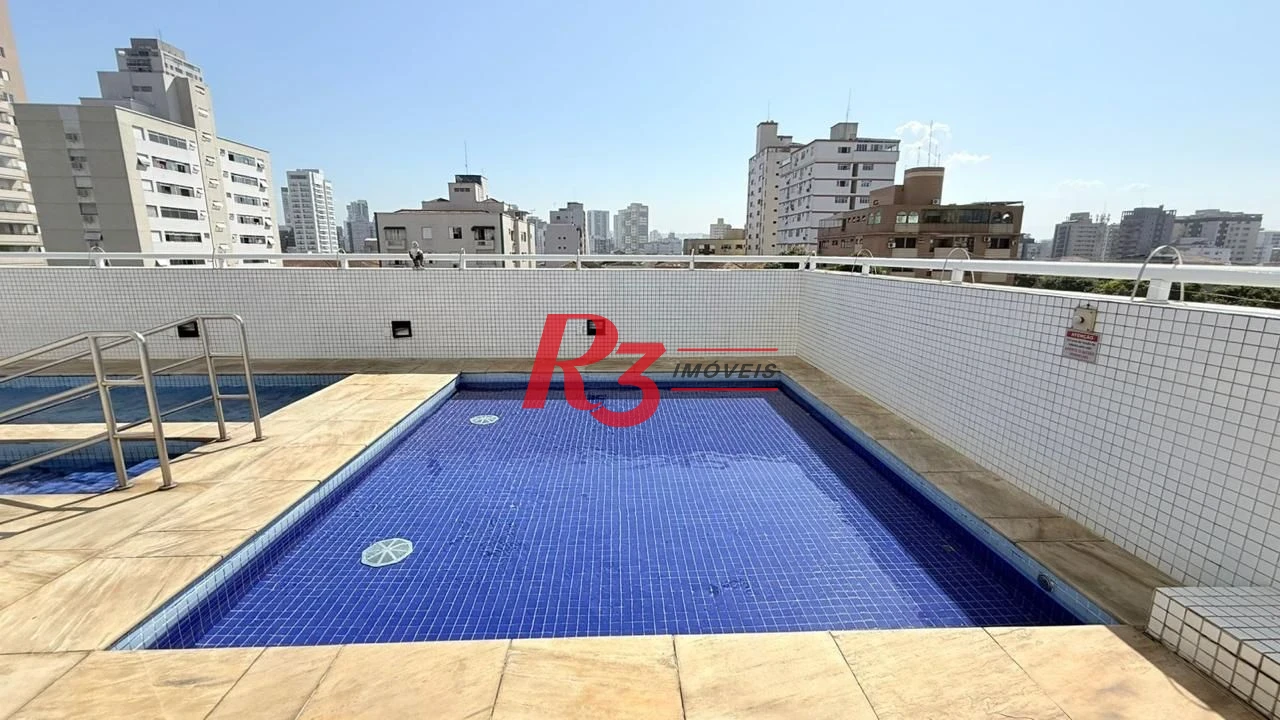 Apartamento com 3 dormitórios à venda, 131 m² por R$ 1.890.000,00 - Embaré - Santos/SP