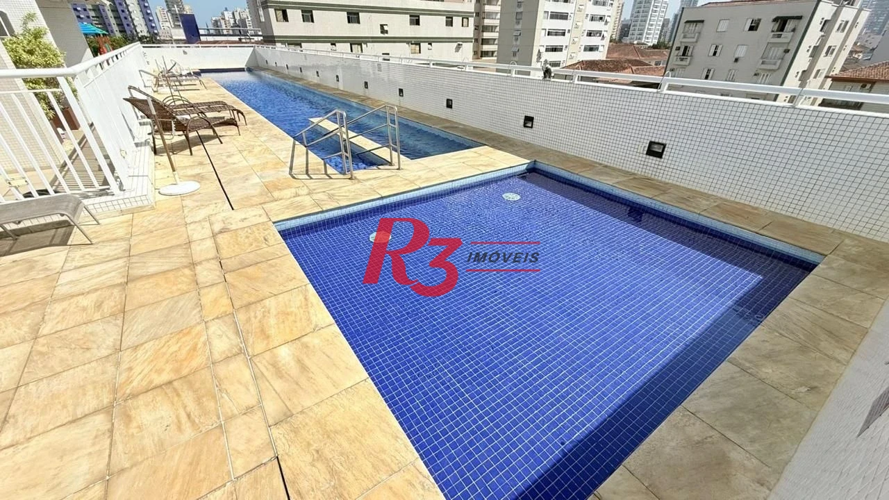 Apartamento com 3 dormitórios à venda, 131 m² por R$ 1.890.000,00 - Embaré - Santos/SP