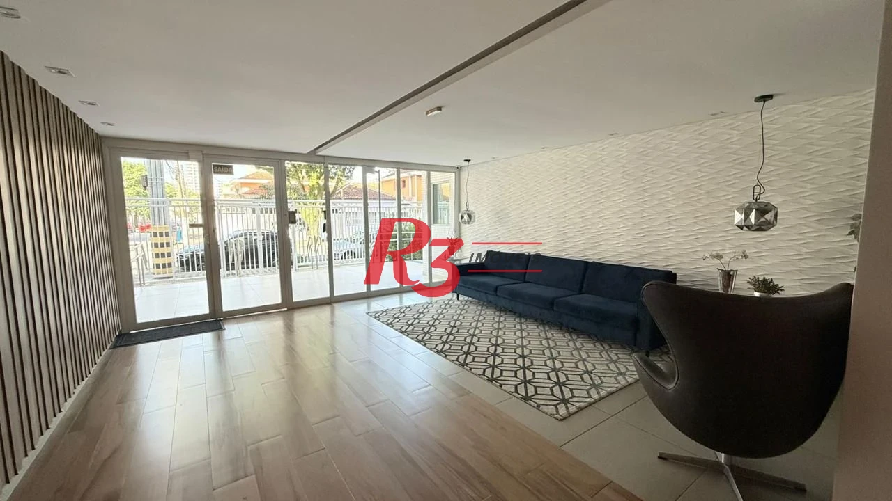 Apartamento com 3 dormitórios à venda, 131 m² por R$ 1.890.000,00 - Embaré - Santos/SP