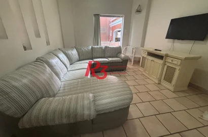 Apartamento com 2 dormitórios para alugar, 68 m² por R$ 3.260,00/mês - Boqueirão - Santos/SP