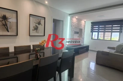 Apartamento para alugar, 72 m² por R$ 5.200,00/mês - Embaré - Santos/SP