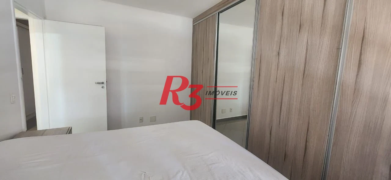 Apartamento para alugar, 72 m² por R$ 5.200,00/mês - Embaré - Santos/SP