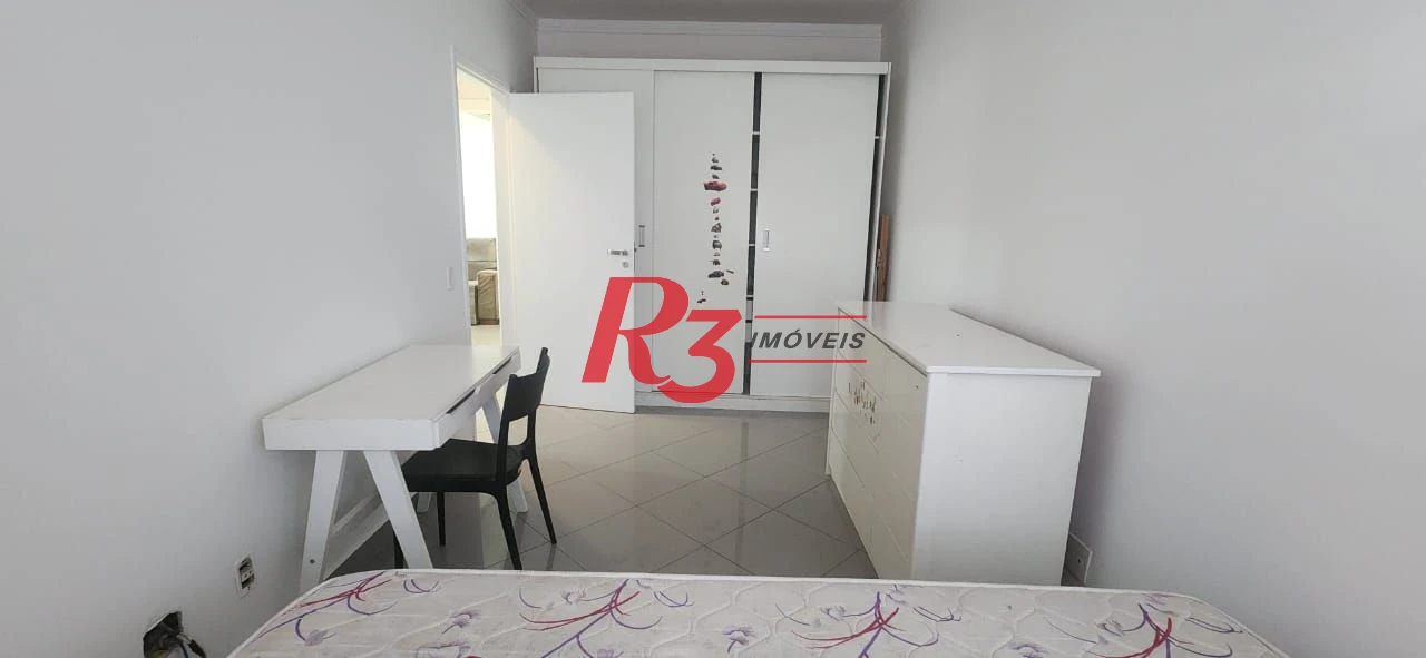 Apartamento para alugar, 72 m² por R$ 5.200,00/mês - Embaré - Santos/SP