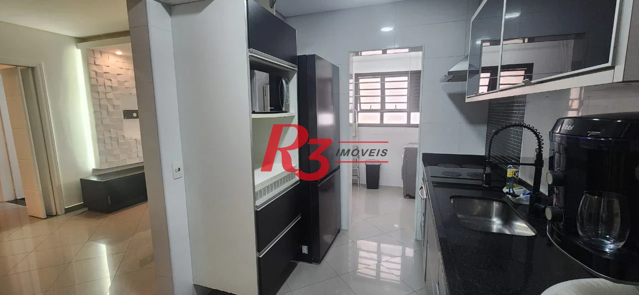 Apartamento para alugar, 72 m² por R$ 5.200,00/mês - Embaré - Santos/SP