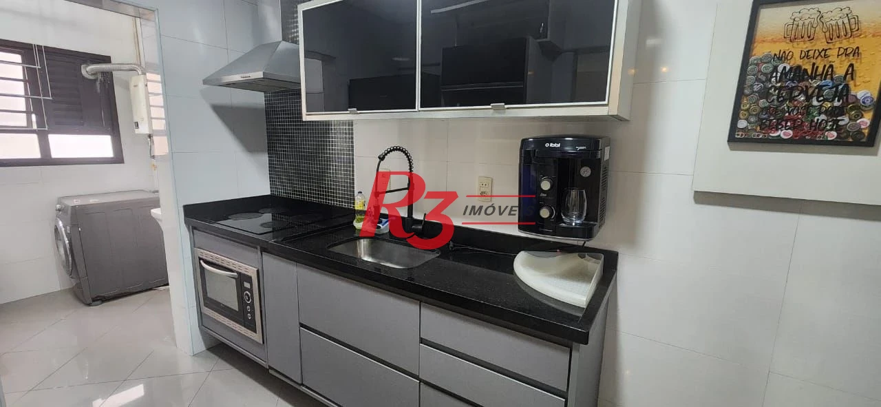 Apartamento para alugar, 72 m² por R$ 5.200,00/mês - Embaré - Santos/SP