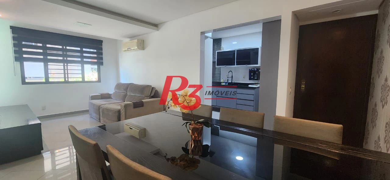 Apartamento para alugar, 72 m² por R$ 5.200,00/mês - Embaré - Santos/SP
