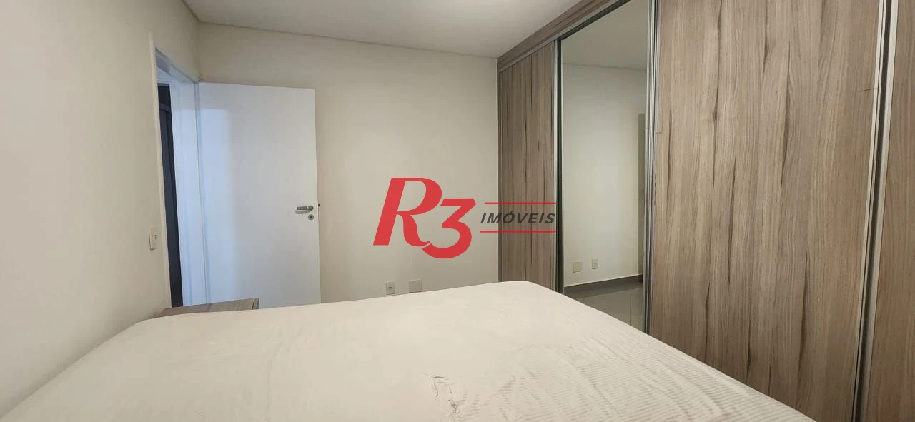 Apartamento para alugar, 72 m² por R$ 5.200,00/mês - Embaré - Santos/SP