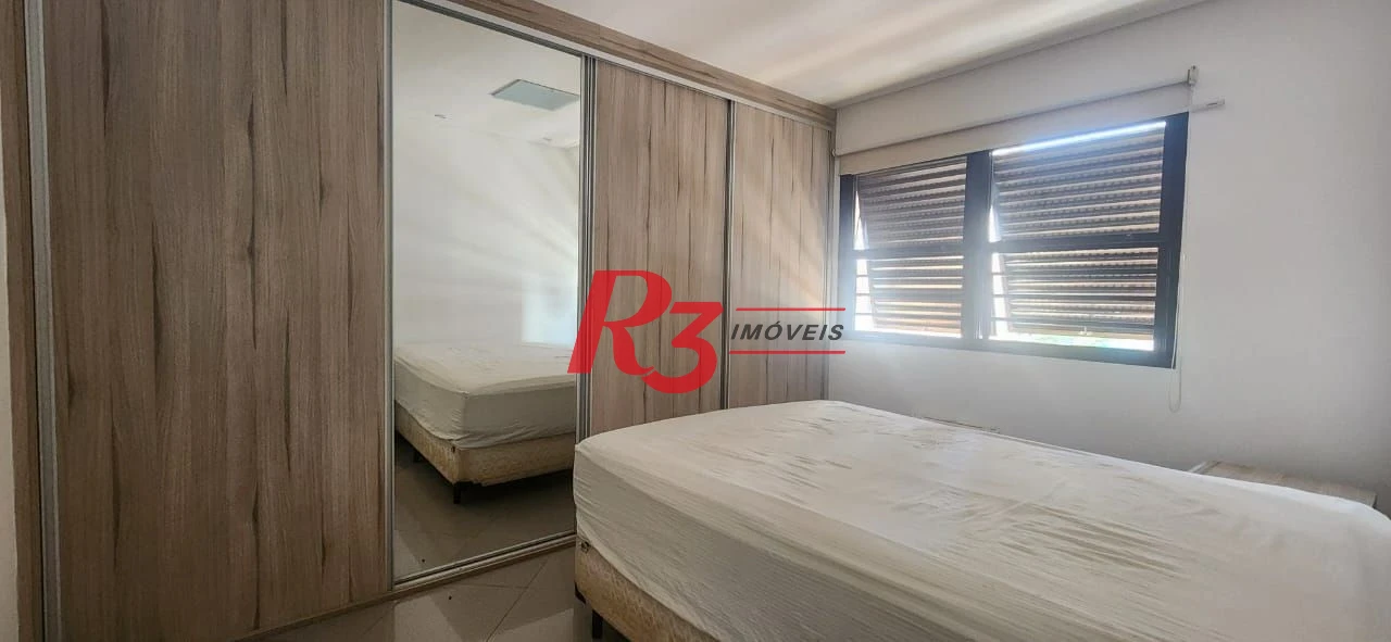 Apartamento para alugar, 72 m² por R$ 5.200,00/mês - Embaré - Santos/SP