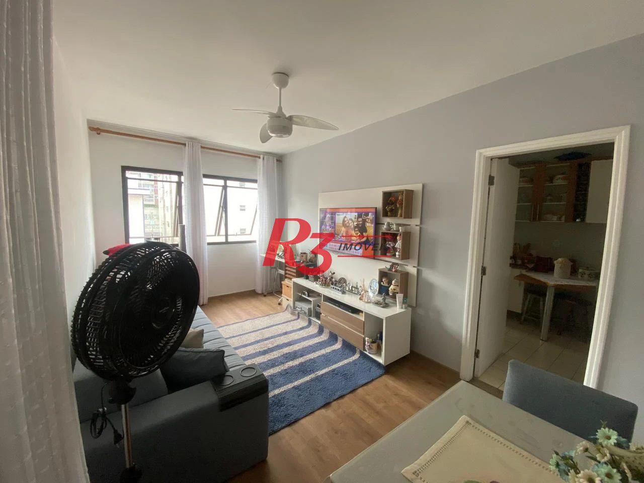 Apartamento com 1 dormitório para alugar, 58 m² por R$ 3.500,02/mês - Marapé - Santos/SP