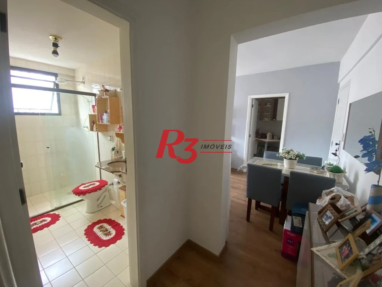 Apartamento com 1 dormitório para alugar, 58 m² por R$ 3.500,02/mês - Marapé - Santos/SP