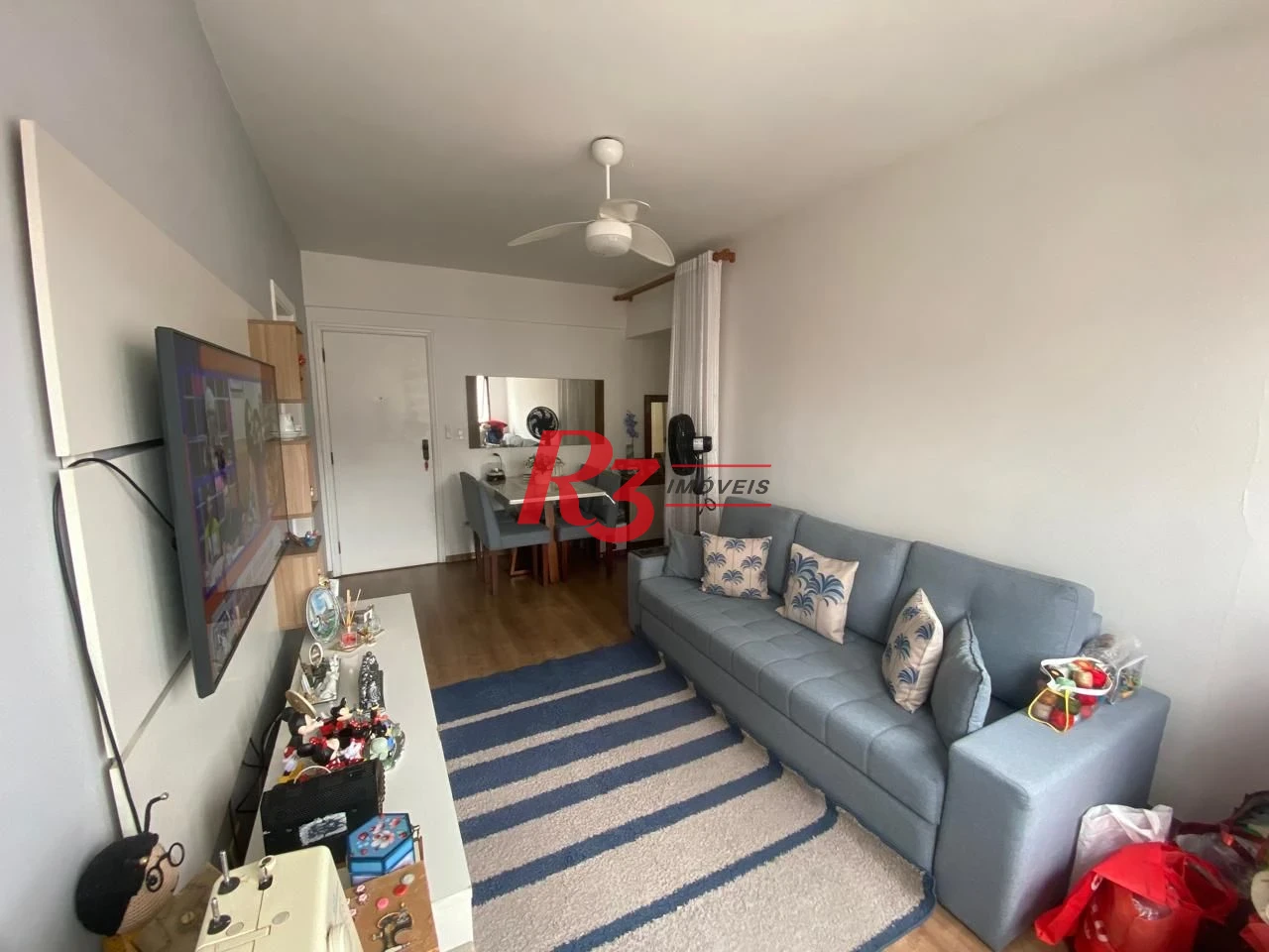 Apartamento com 1 dormitório para alugar, 58 m² por R$ 3.500,02/mês - Marapé - Santos/SP