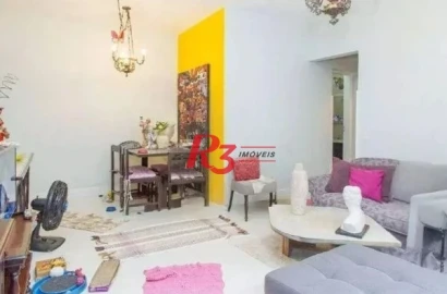 Apartamento com 2 dormitórios à venda, 151 m² por R$ 750.000,00 - Boqueirão - Santos/SP