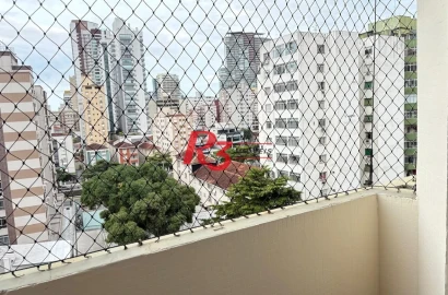 Apartamento para alugar, 48 m² por R$ 3.750,02/mês - José Menino - Santos/SP