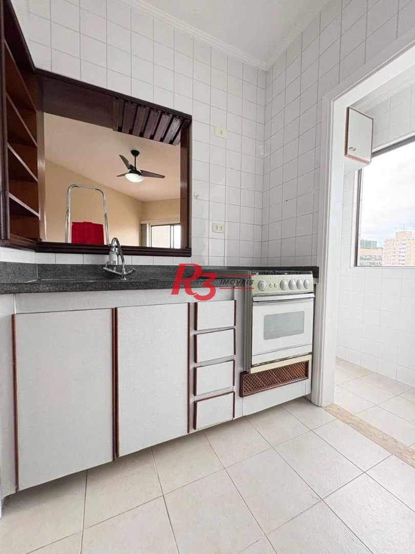 Apartamento para alugar, 48 m² por R$ 3.750,02/mês - José Menino - Santos/SP