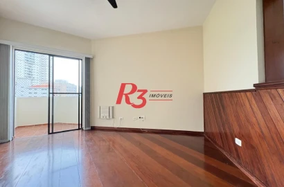 Apartamento com 1 dormitório para alugar, 48 m² por R$ 3.750,02/mês - José Menino - Santos/SP