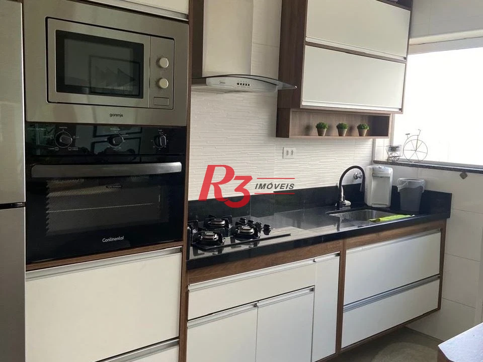 Apartamento com 2 dormitórios à venda, 74 m² por R$ 640.000,00 - Campo Grande - Santos/SP
