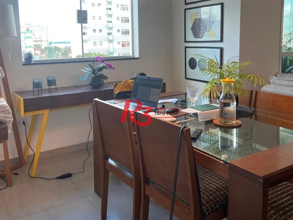 Apartamento com 2 dormitórios à venda, 74 m² por R$ 640.000,00 - Campo Grande - Santos/SP
