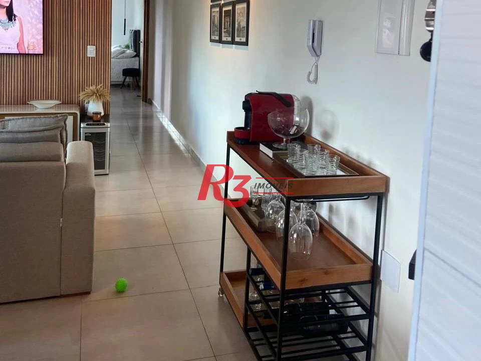 Apartamento com 2 dormitórios à venda, 74 m² por R$ 640.000,00 - Campo Grande - Santos/SP