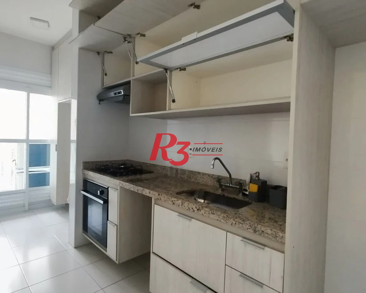 Apartamento com 1 dormitório à venda, 54 m² por R$ 665.000,00 - José Menino - Santos/SP
